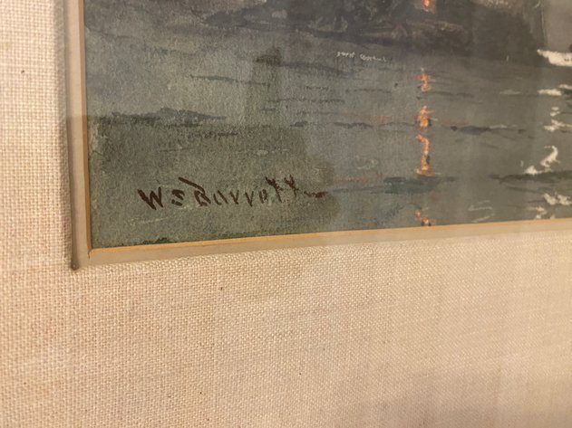 Image for Framed and Signed Original Art by W.S. Barrett
