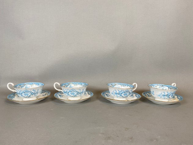 Image for (18) Piece Assortment of Antique China, Including (8) Antique Rorstrand Cups and Saucers and (10) Unmarked Cups and Saucers