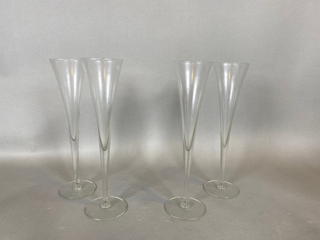 Image for (32) Collection of Glass Wine, Champagne and Cordial Glasses