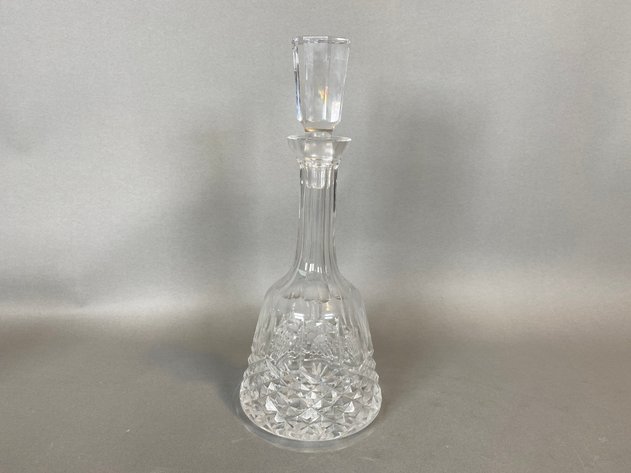 Image for (11) Piece Assortment of Cut Crystal Decor Including Decanters, Bowls, Salt Sellers and More!