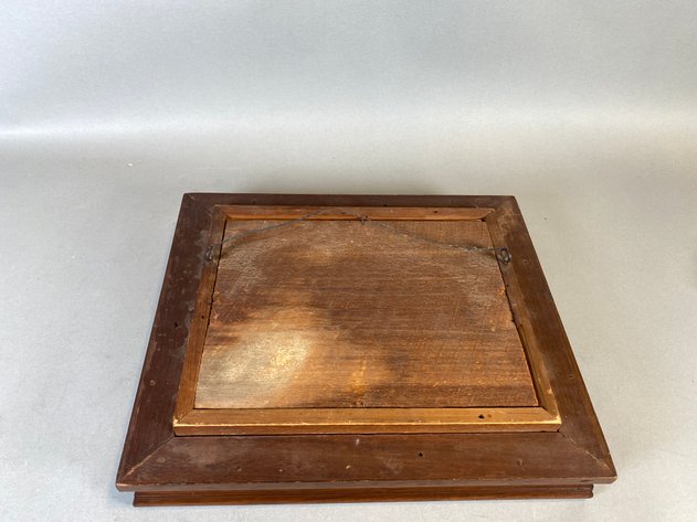 Image for Wooden Framed Print of Theodore Gericault's The Derby at Epsom, Brass Setter Trinket Box and 