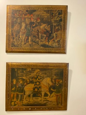 Image for (2) Set of Vintage Florentine Lithograph Prints