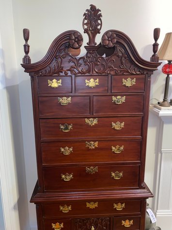 Image for Vintage Mahagony High Boy Chest of Drawers