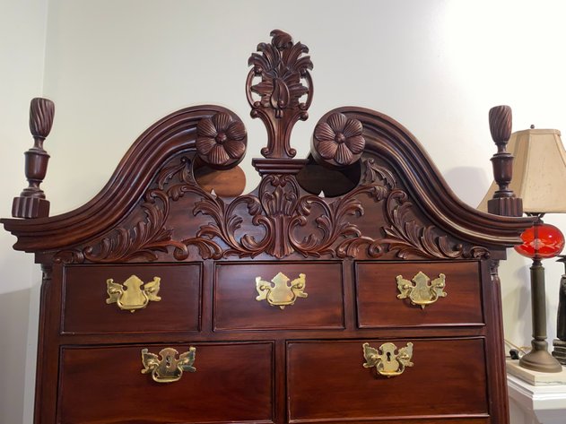 Image for Vintage Mahagony High Boy Chest of Drawers