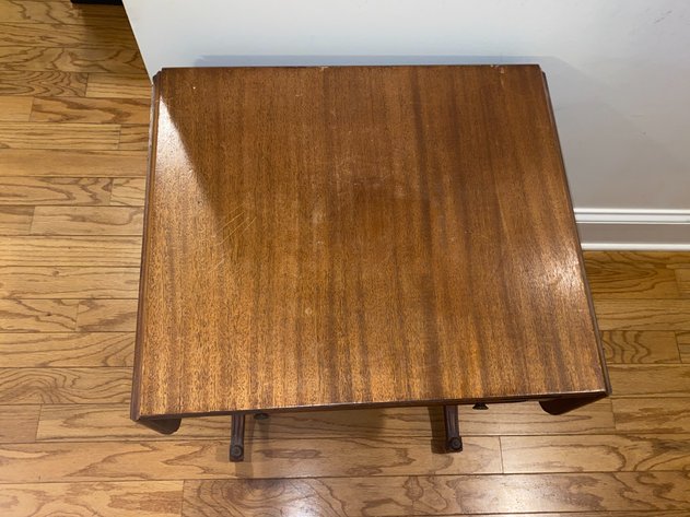 Image for Antique English Regency Drop Leaf Accent Table