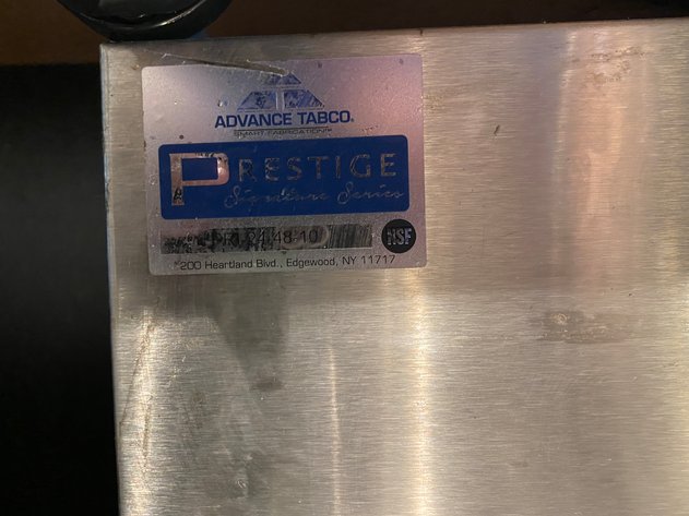 Image for Advance Tabco Prestige PRI - 24-48-10 Underbar Ice Bin & Cocktail Unit