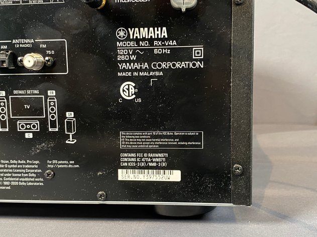 Image for Yamaha RX V4A Receiver with Music Cast, Includes (3) Speakers