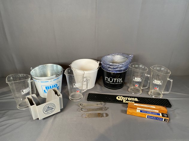 Image for Assortment of Beer Themed Barware