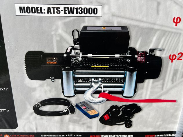 Image for 13000lb Electric winch