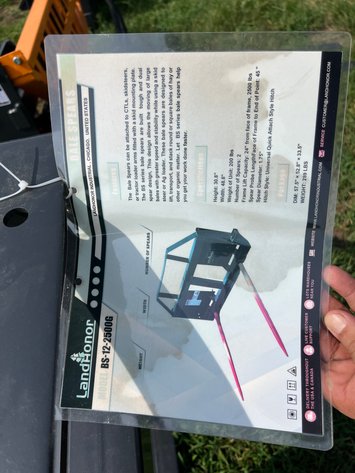 Image for Skid Steer Bale Spear