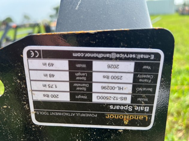 Image for Skid Steer Bale Spear