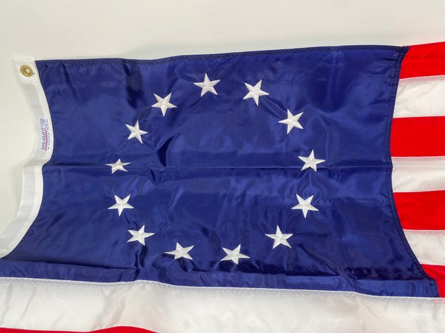 Image for Nyl-Glo Betsy Ross 13 Star American Flag 3'x5'