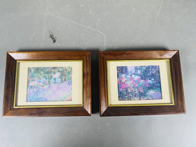 Image for (3) Framed Floral Art Pieces