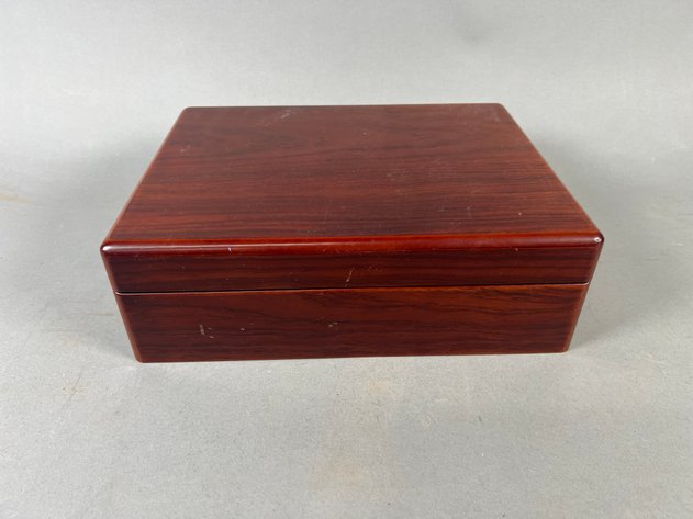 Image for Collection of Vintage Wooden Boxes Including Humidor, Cigar Boxes & Decorative Storage Boxes