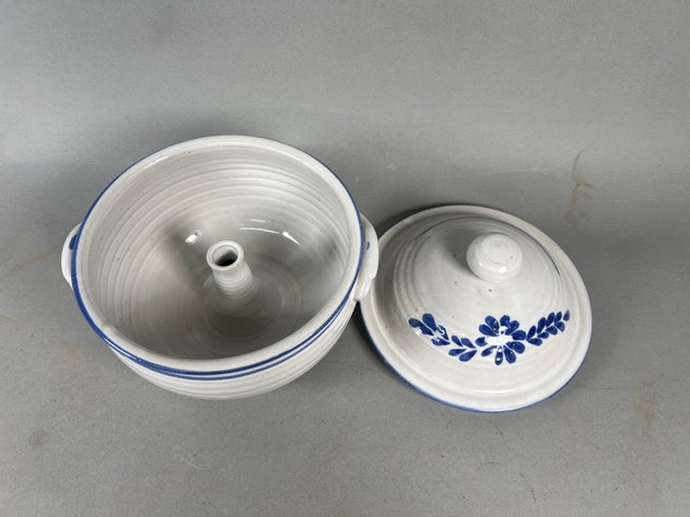 Image for Collection of Decorative Pottery & Porcelain Including Laura Ashley Vase, Blue & White Lidded Stoneware & Pair of Urns