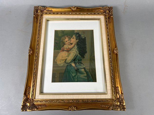 Image for (3) Vintage Framed Prints, Including 