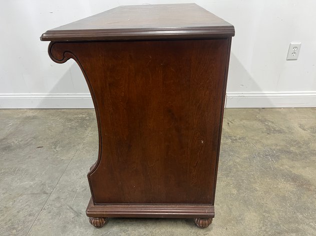 Image for Traditional Dark Wood Finish Media Console/Sofa Table
