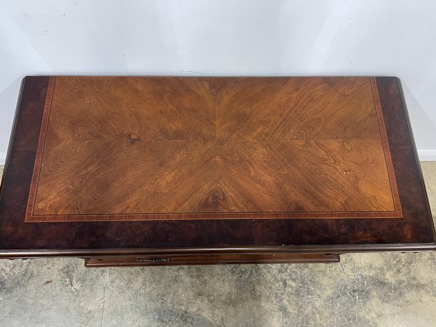 Image for Traditional Dark Wood Finish Media Console/Sofa Table