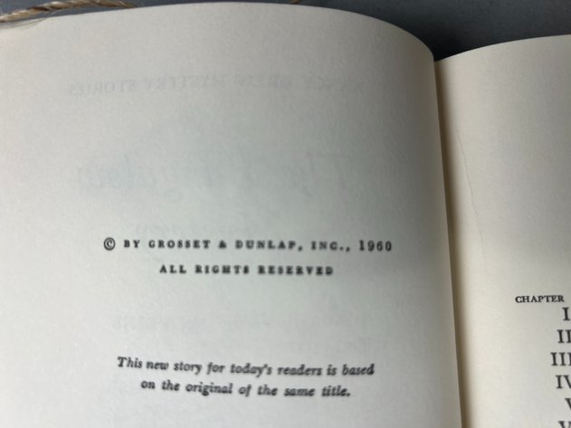 Image for Set of (5) Vintage Nancy Drew Mystery Stories by Carolyn Keene, Books No. 3, 6, 9, 10 & 35