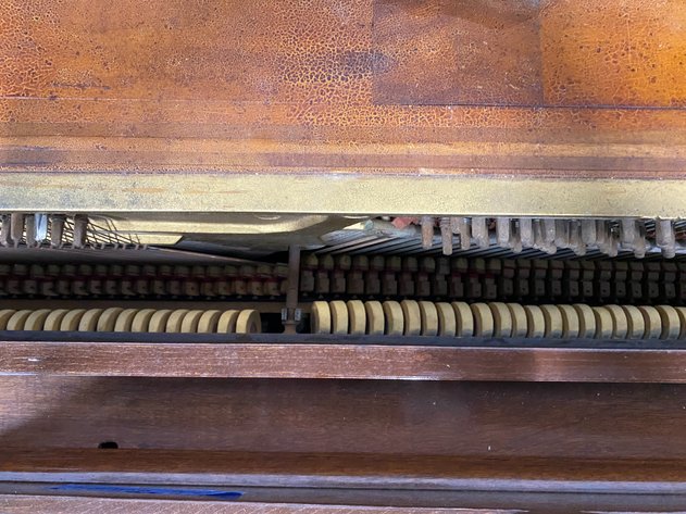 Image for Vintage Steinway & Sons Console Upright Piano with Flip Top Bench