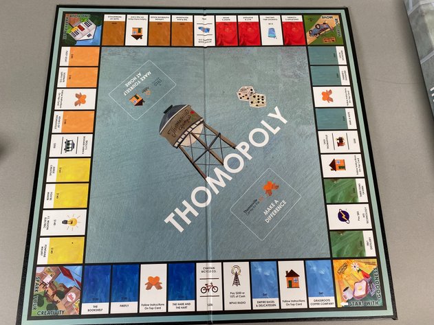Image for (3) Thomopoly Thomasville, Georgia Custom Monopoly-Style Board Games - New, Unused with Sealed Game Pieces