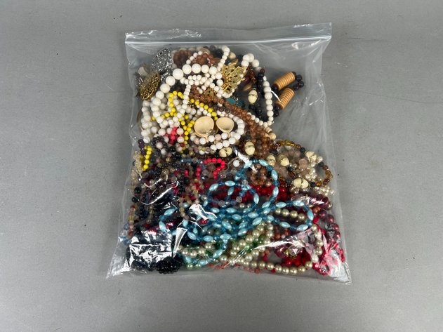 Image for Collection of Vintage Costume Jewelry Necklaces & Beaded Strands, Great for Crafting!