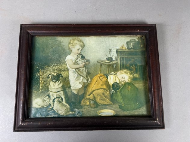 Image for (3) Vintage Framed Prints, Including 