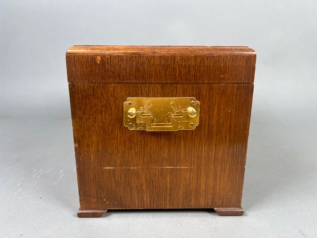 Image for Collection of Vintage Jewelry & Sewing Storage Boxes with Sewing Notions, Razorette & Collapsible Travel Cup