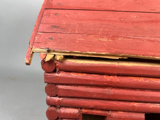 Image for Vintage Rustic Red Wooden Birdhouse with Woodpecker Gravity Toy