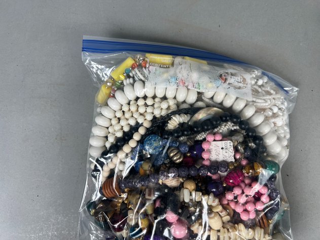 Image for Collection of Vintage & Costume Beaded Necklaces Including Faux Pearls, Glass Beads & Multicolor Styles