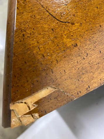 Image for Vintage Traditional Style Entry Console Table with Turned Legs & Single Drawer