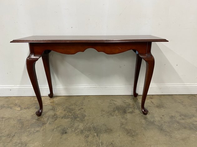 Image for Vintage Queen Anne Style Console Table with Cabriole Legs