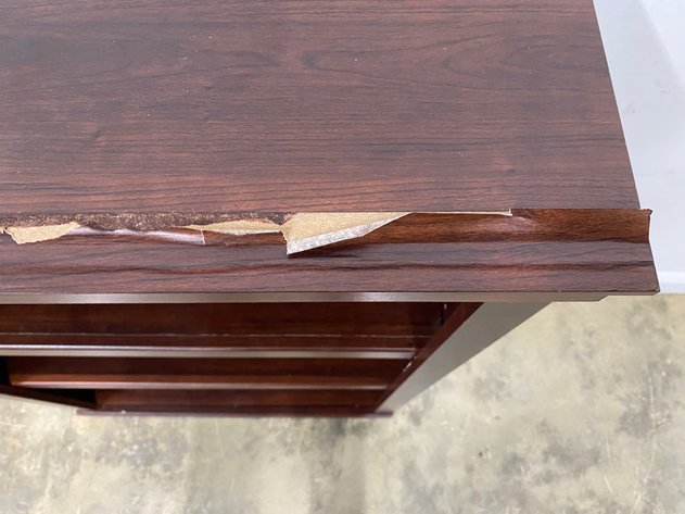 Image for Sauder Cherry Finish Bookcase with Adjustable Shelves