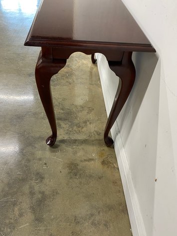 Image for Vintage Queen Anne Style Console Table with Cabriole Legs