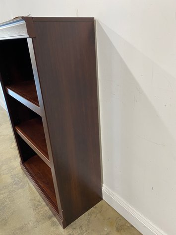 Image for Sauder Cherry Finish Bookcase with Adjustable Shelves