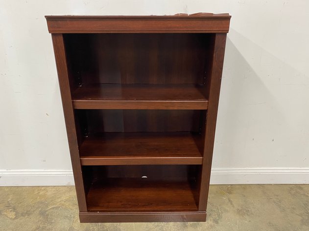 Image for Sauder Cherry Finish Bookcase with Adjustable Shelves