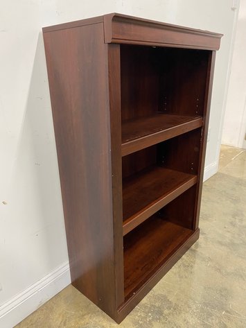 Image for Sauder Cherry Finish Bookcase with Adjustable Shelves