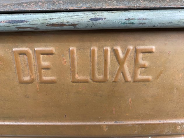 Image for Antique De Luxe Copper Boiler Wash Tub with Lid