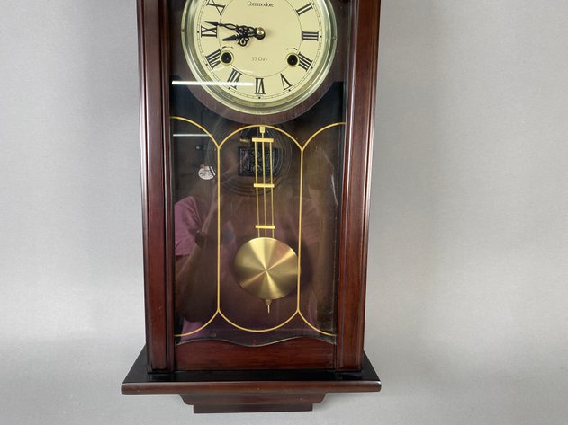 Image for Vintage Commodore 35-Day Chime Wall Clock, Model No. 683 KG