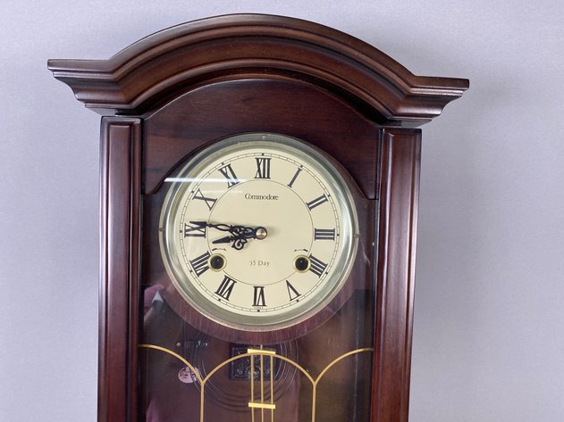 Image for Vintage Commodore 35-Day Chime Wall Clock, Model No. 683 KG