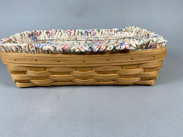 Image for Collection of  Longaberger Baskets Including Boardwalk Tote, Bread Basket & Tissue Basket