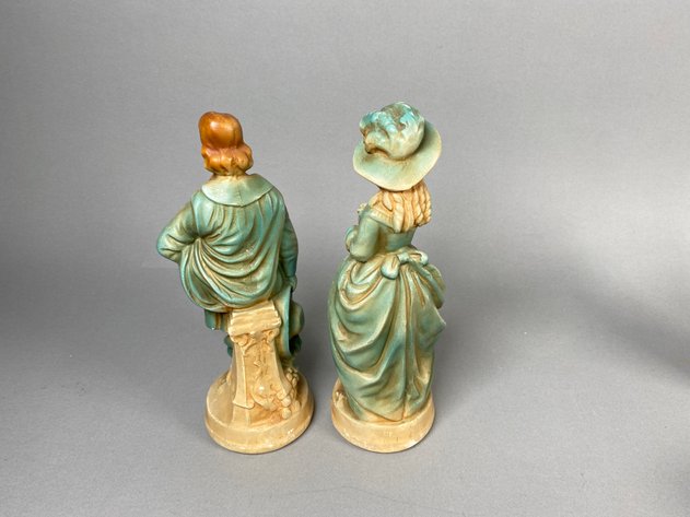 Image for Collection of Vintage Occupied Japan Figurines, Enesco Music Box, Porcelain Creamer & Covered Sugar