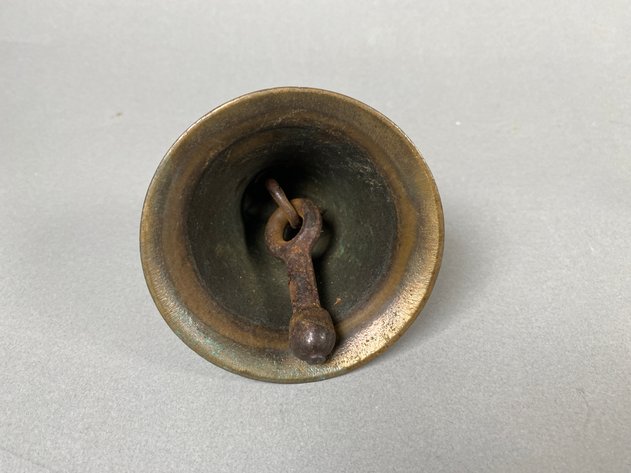 Image for Collection of Vintage Oil Lamps , Brass & Cast Iron Bells Including Cowbell & School Bell