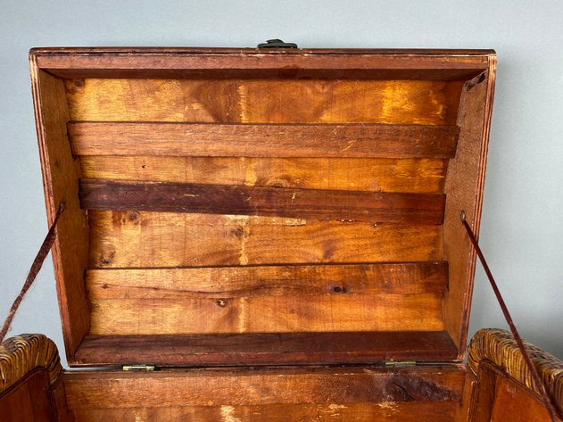 Image for Antique Victorian Piano Stool, Vintage Wicker Storage Chest, Wooden Motorcycle & More