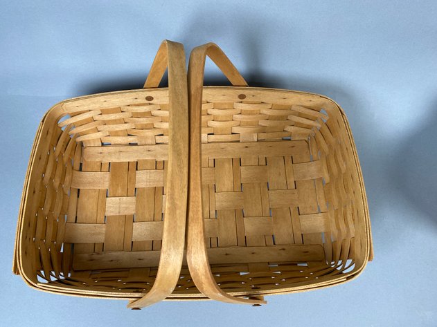 Image for Collection of Longaberger Baskets Including Large Serving Basket, Recipe Basket, Tissue Basket & Bread Basket