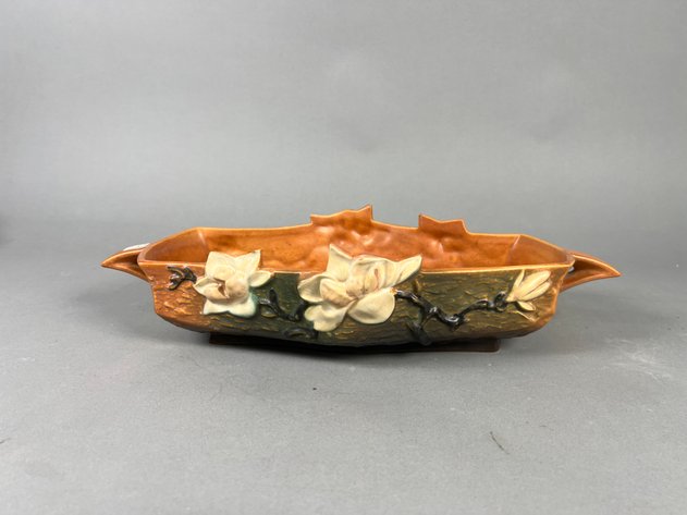 Image for Collection of Vintage Pottery & Decorative Accessories Including Roseville, Bamboo Motif Vases & More