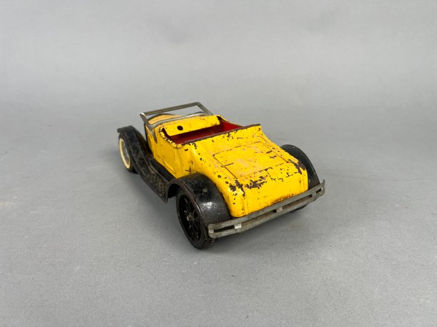 Image for Vintage 1960s Nylint Pressed Steel Model T Hot Rod Roadster Toy Car