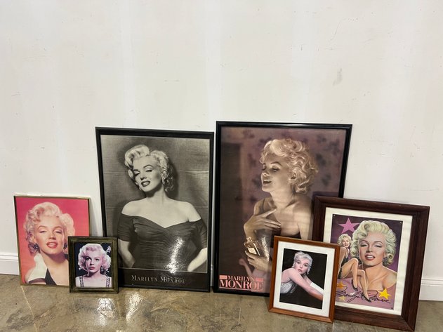 Image for Collection of Framed Marilyn Monroe Portraits, Posters & Decorative Prints