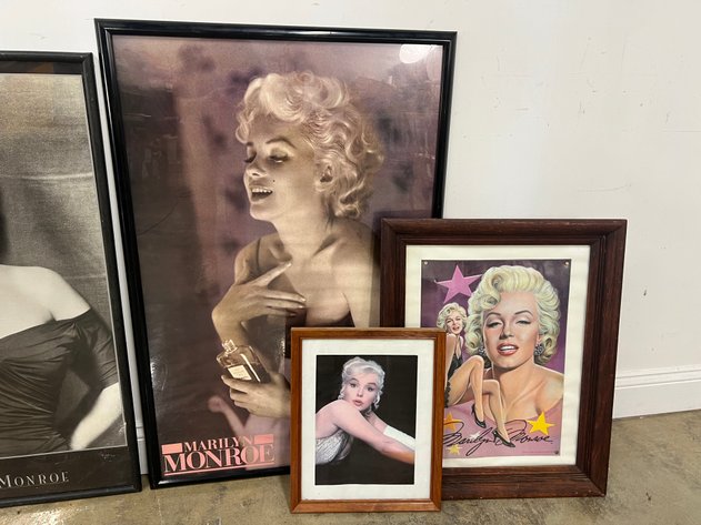 Image for Collection of Framed Marilyn Monroe Portraits, Posters & Decorative Prints