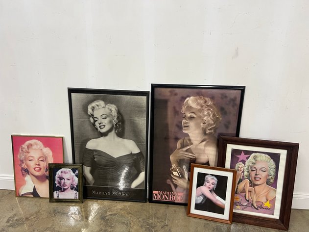 Image for Collection of Framed Marilyn Monroe Portraits, Posters & Decorative Prints